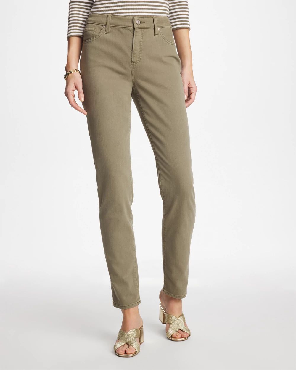 Girlfriend Slim Ankle Jeans