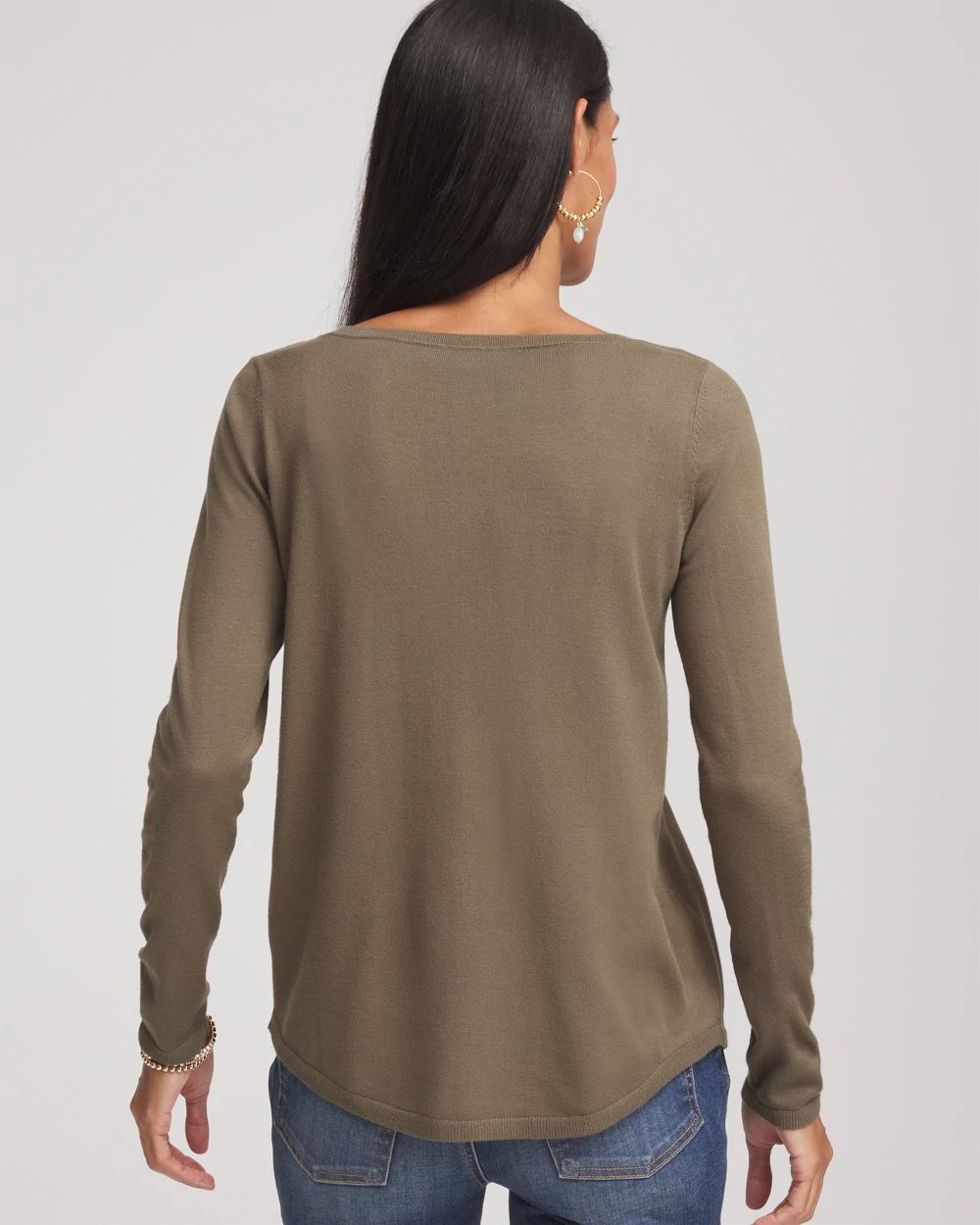 Ella Bateau Pullover Sweater click to view larger image.