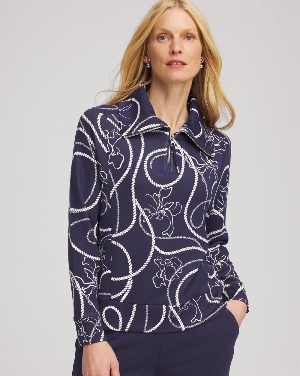 Zenergy® Soft Melody Half-Zip Top