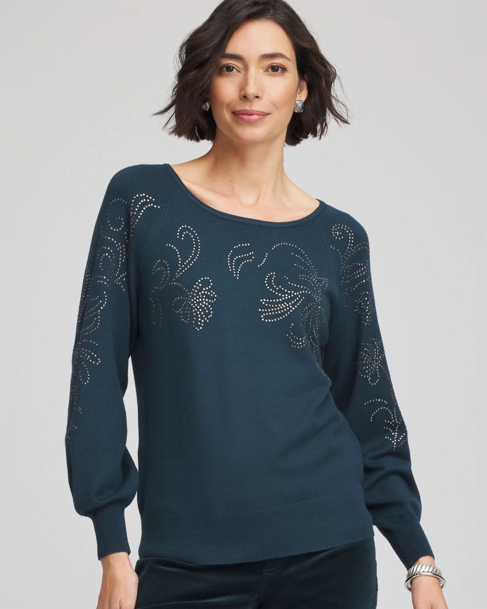 Heatset Embroidered Pullover