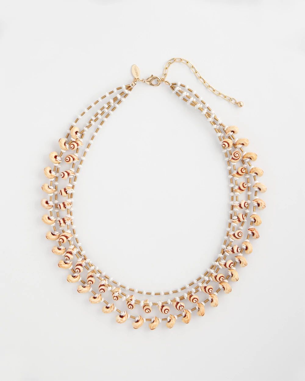 Multi-Strand Shell Necklace