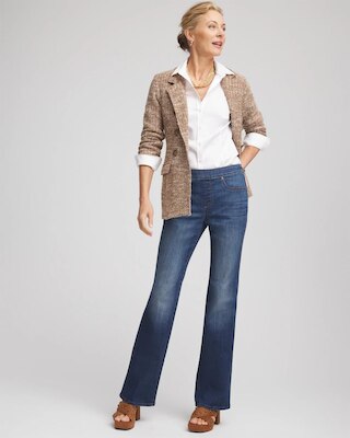 Pull-On Slim Bootcut Jeggings click to view larger image.