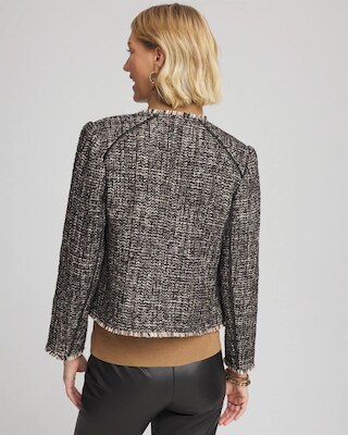 Tweed Mix Moto Jacket click to view larger image.