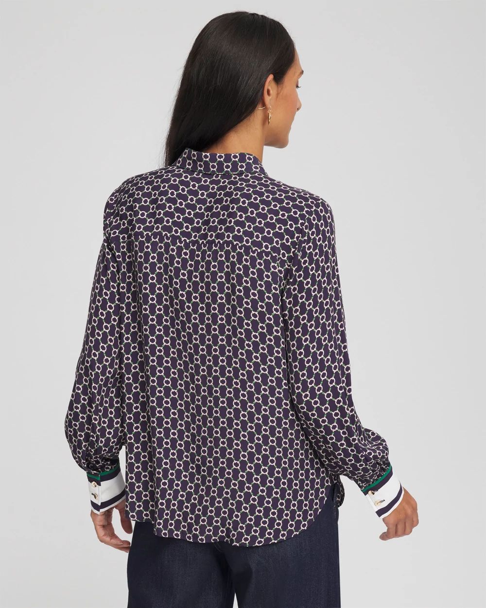 Faux Silk Twill Shirt click to view larger image.