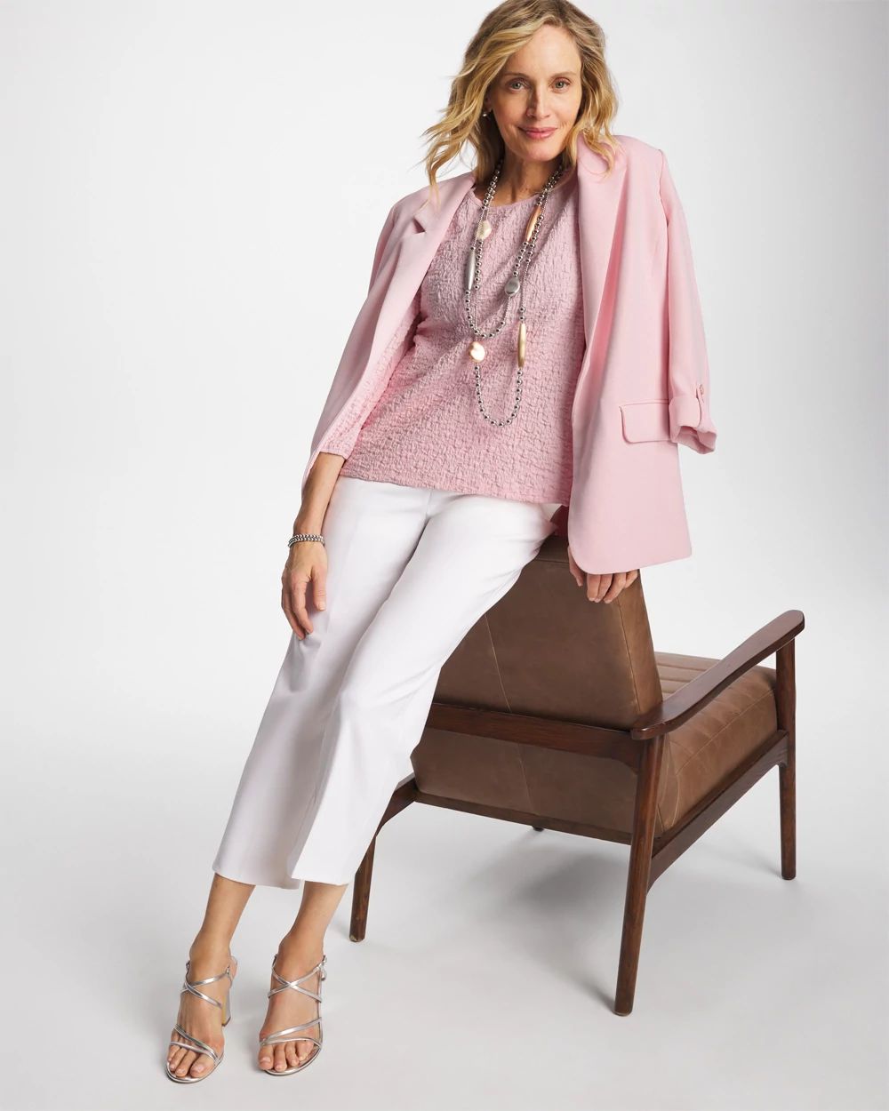 Textured Feminine Tee click to view larger image.