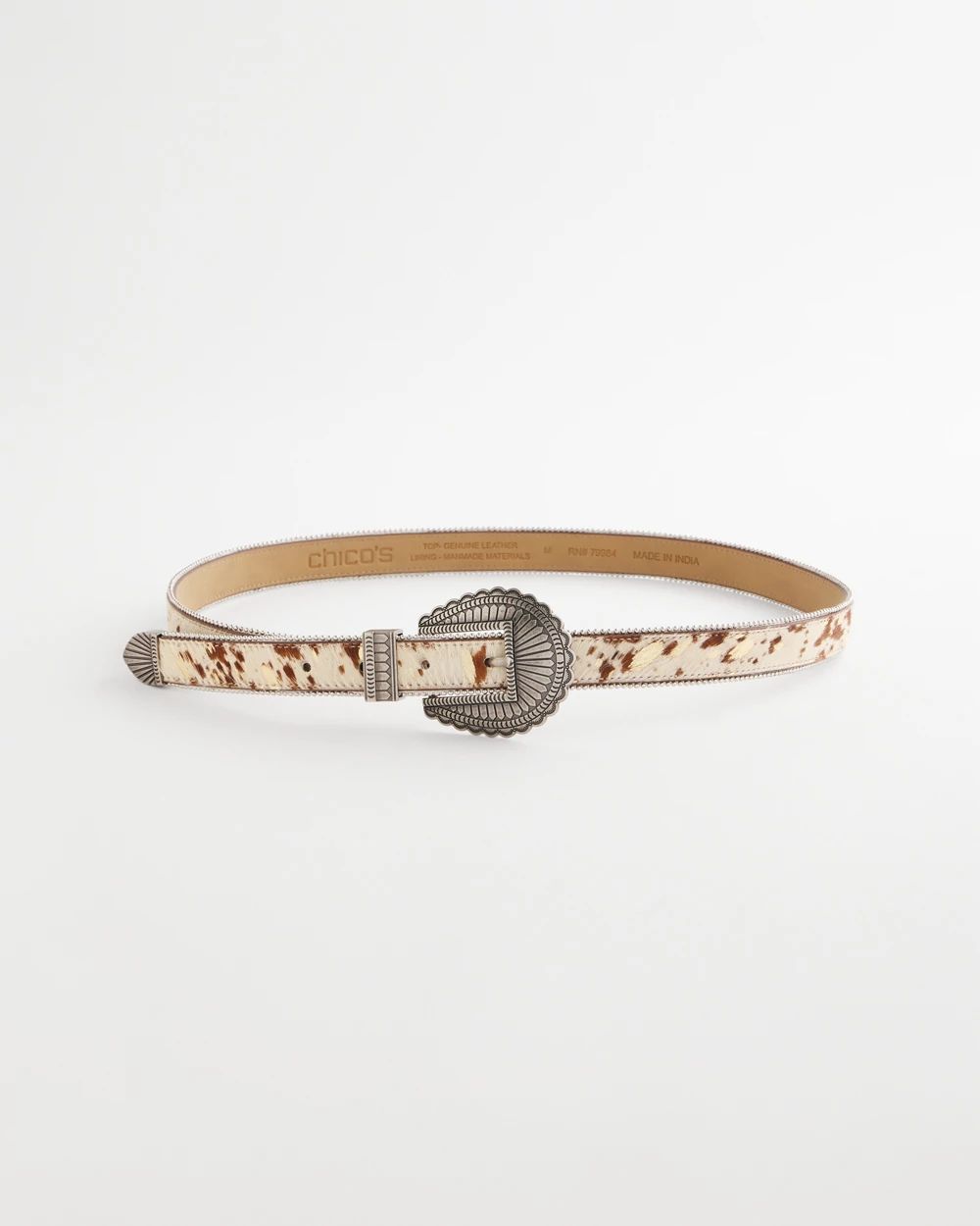 Pony Print Skinny Trouser Belt