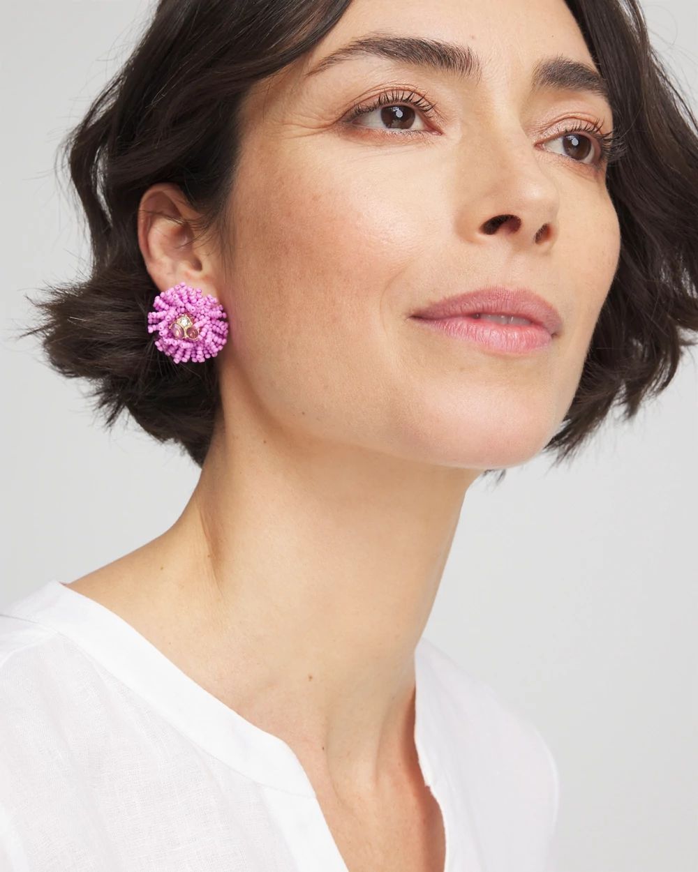 No Droop® Seed Bead Stud Earrings