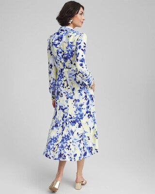 Floral Midi Shirtdress click to view larger image.