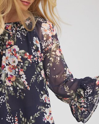 Floral Georgette Blouse click to view larger image.