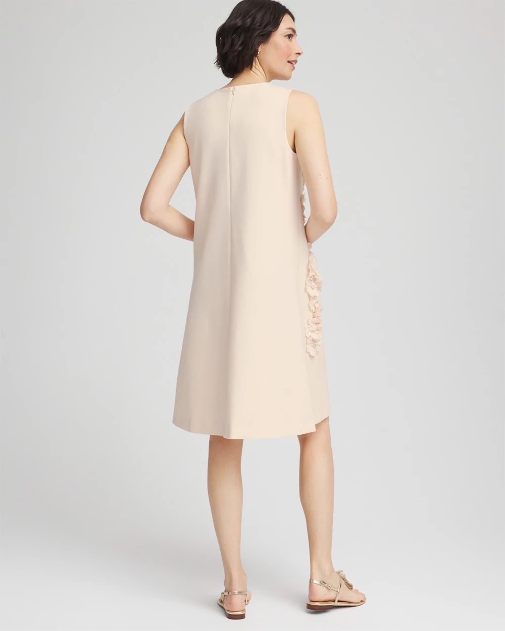 Appliqué Ponte Knit Dress click to view larger image.