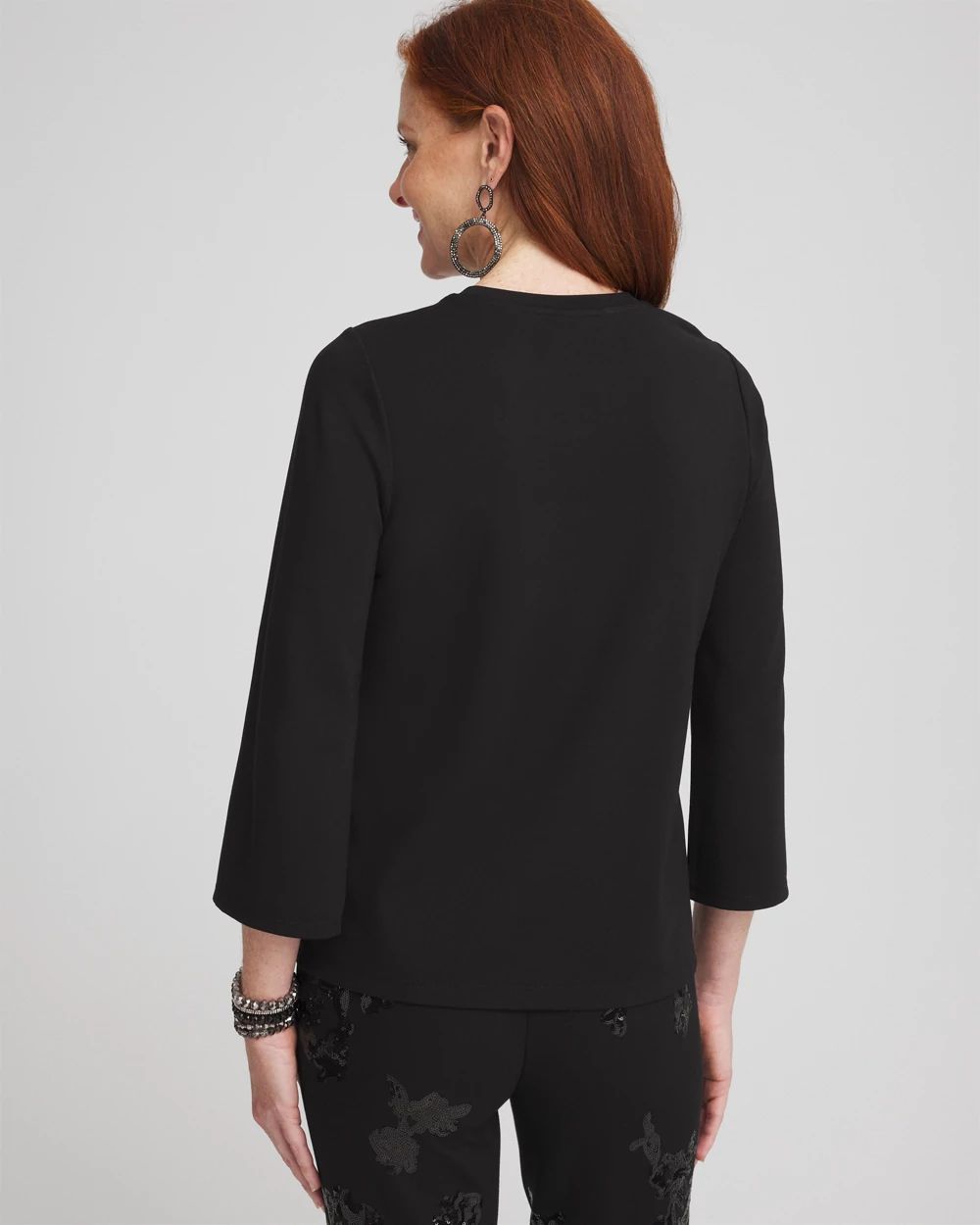 Embellished Ponte Top