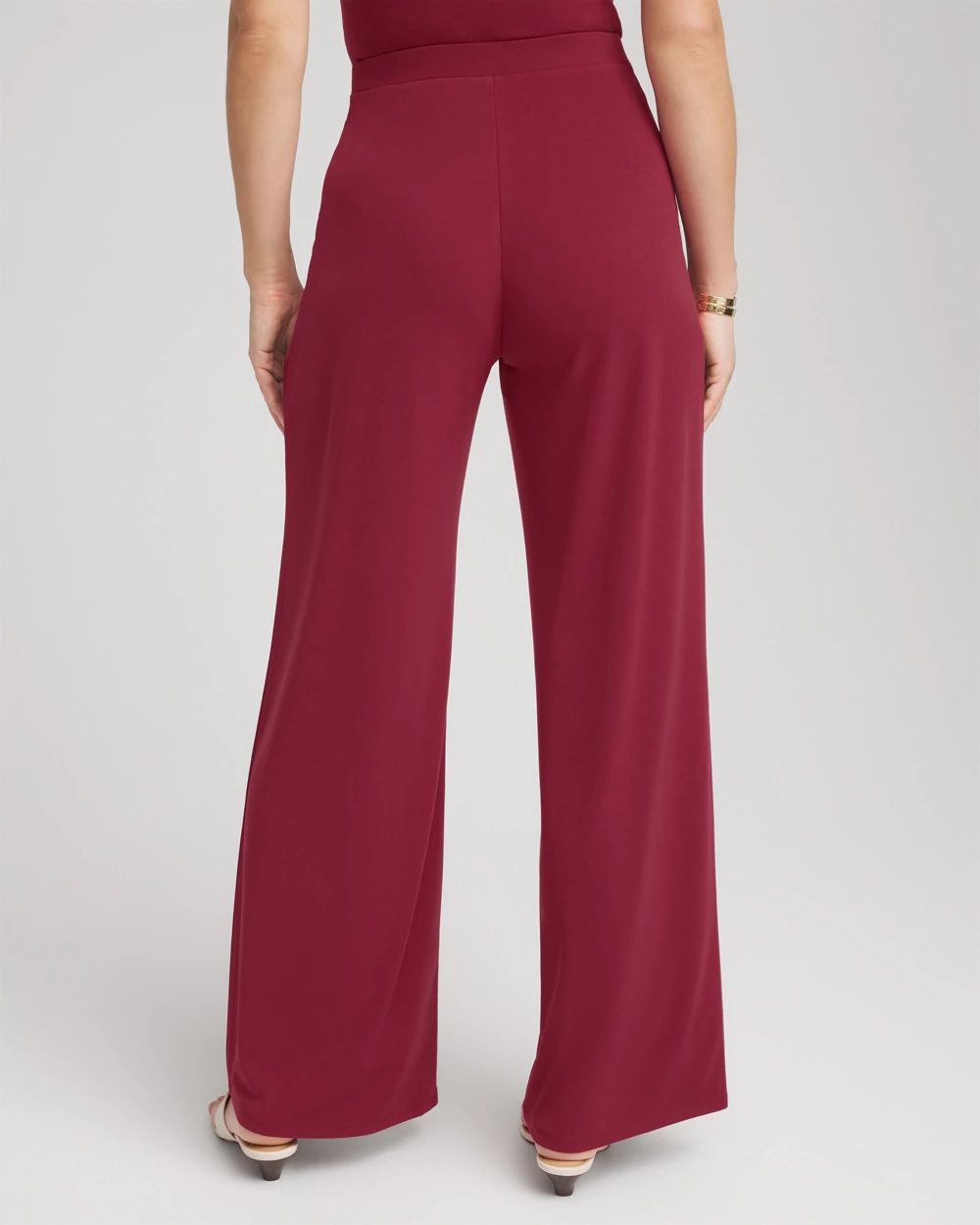 Travelers™ Knit Wide-Leg Pants click to view larger image.