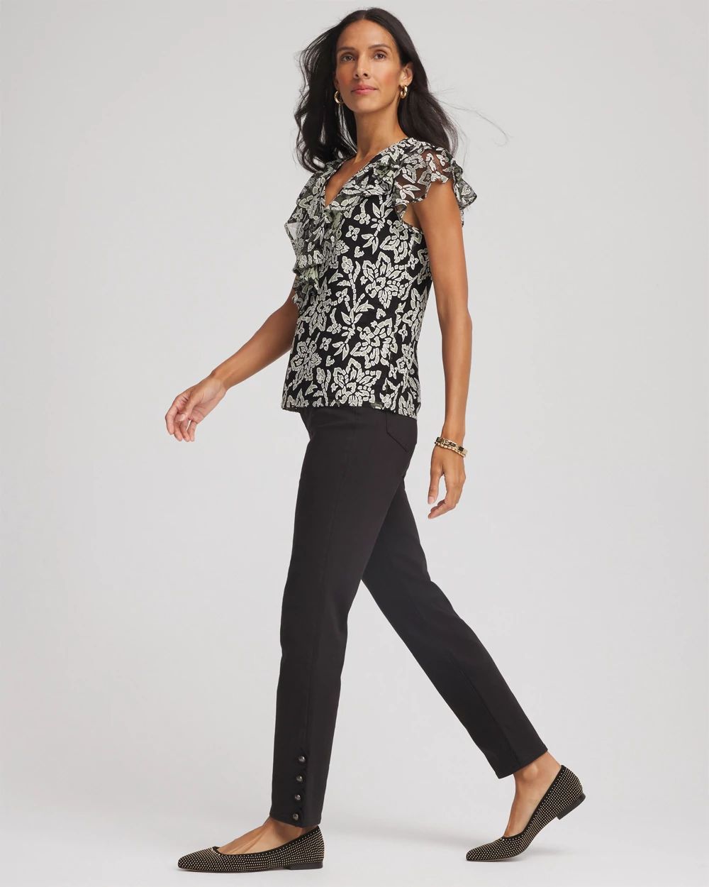 Girlfriend Slim Ankle Jeans