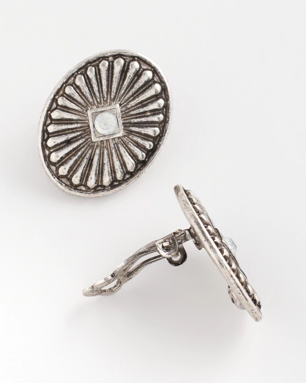Medallion Clip-On Earrings