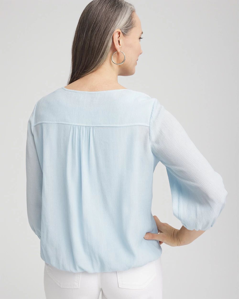 Embroidered Cutout Blouse click to view larger image.