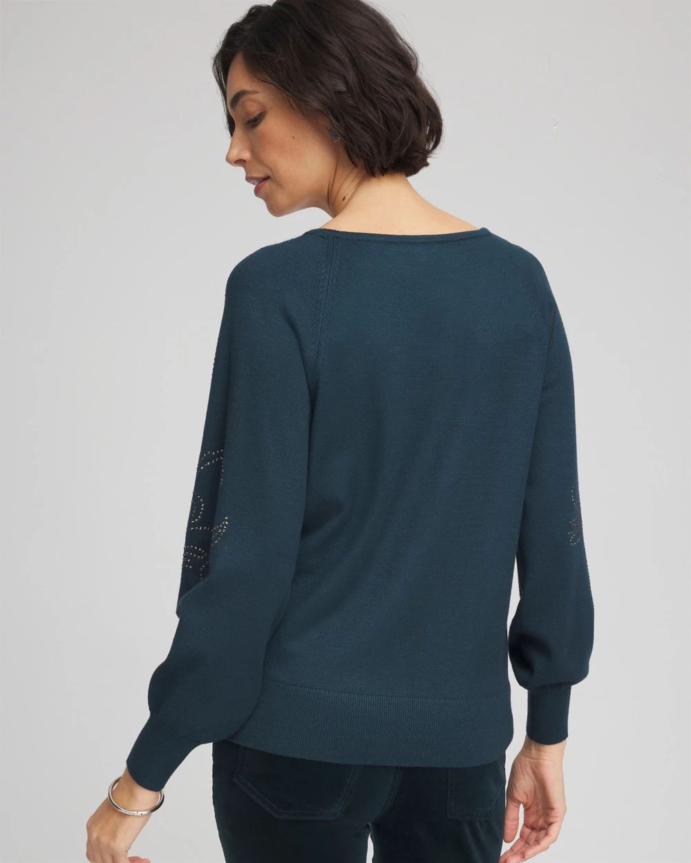 Heatset Embroidered Pullover click to view larger image.