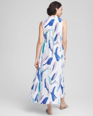 Petite Sleeveless Gauze Maxi Dress click to view larger image.