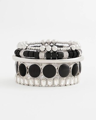 Reversible Round Stretch Bracelet click to view larger image.