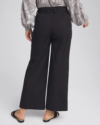 Belted Twill Utility Cropped Pants click to view larger image.