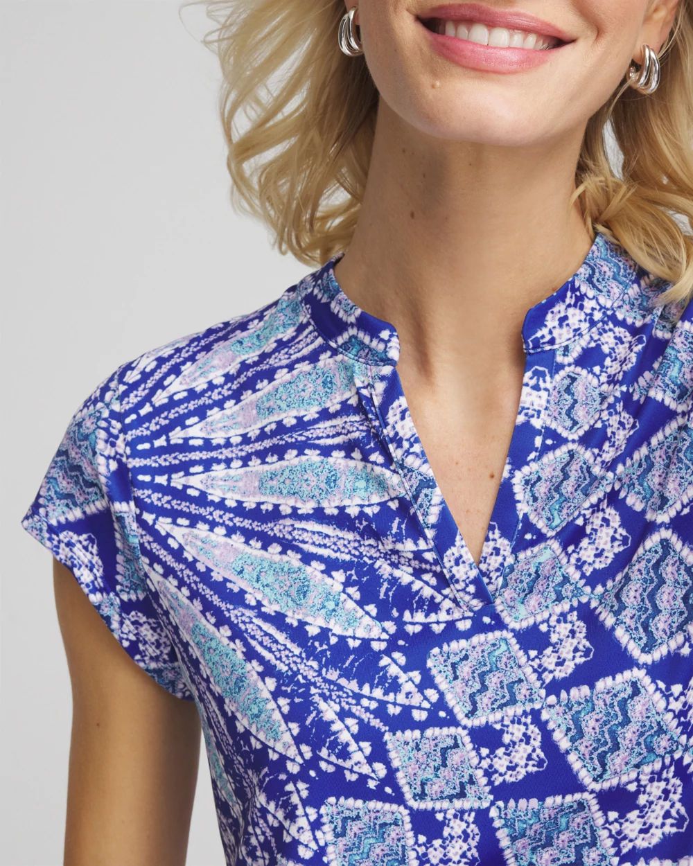 Zenergy® UPF Printed Polo click to view larger image.