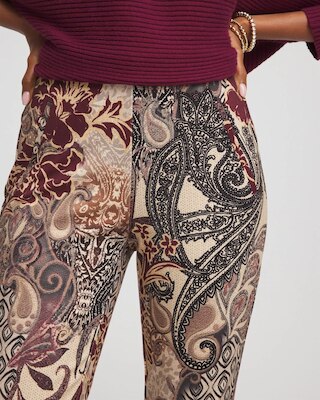 Artisan Patchwork Juliet Slim Ankle Pants click to view larger image.