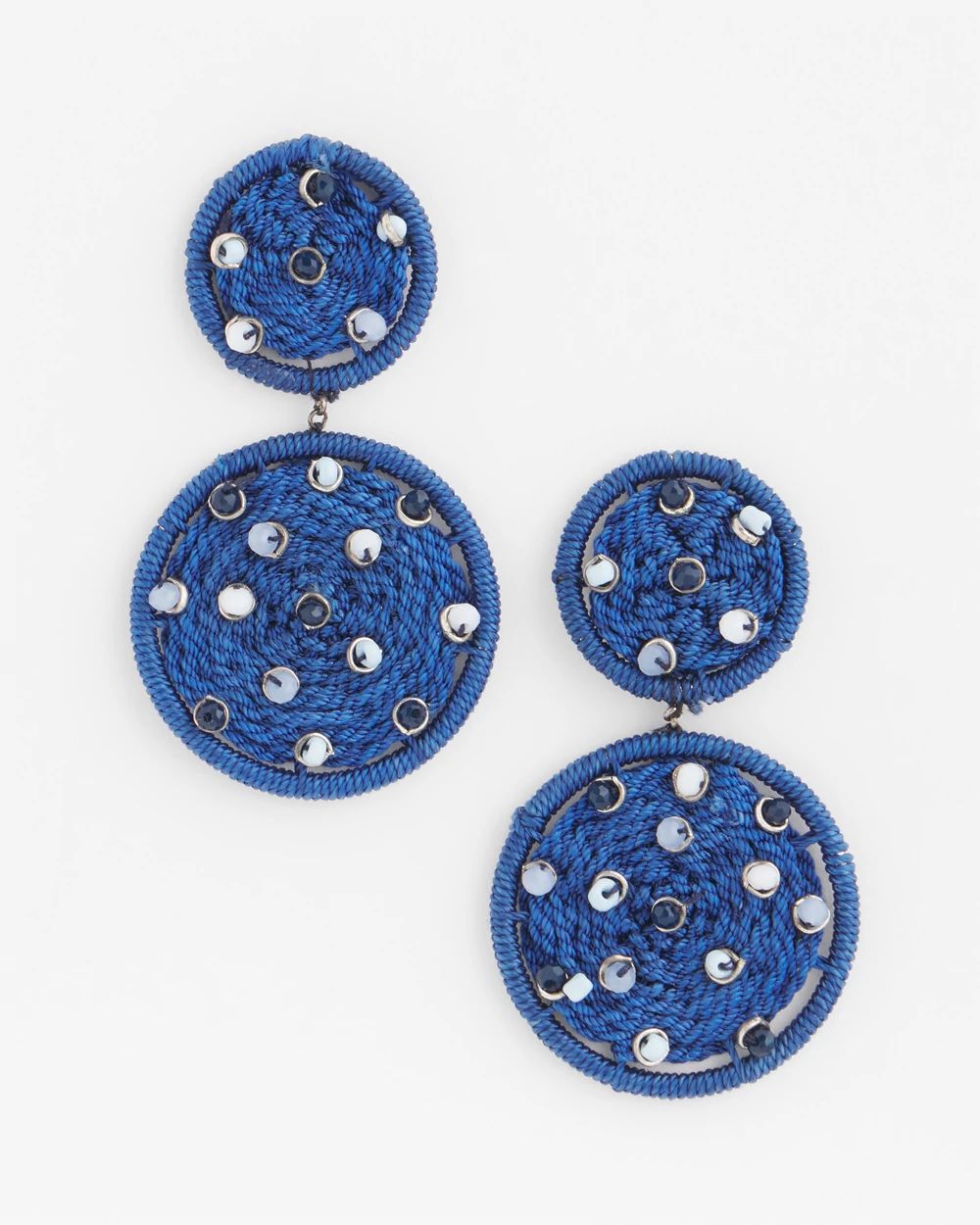 No Droop® Thread Wrapped Drop Earrings click to view larger image.