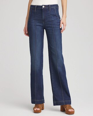 High-Rise Straight Fit Jeans
