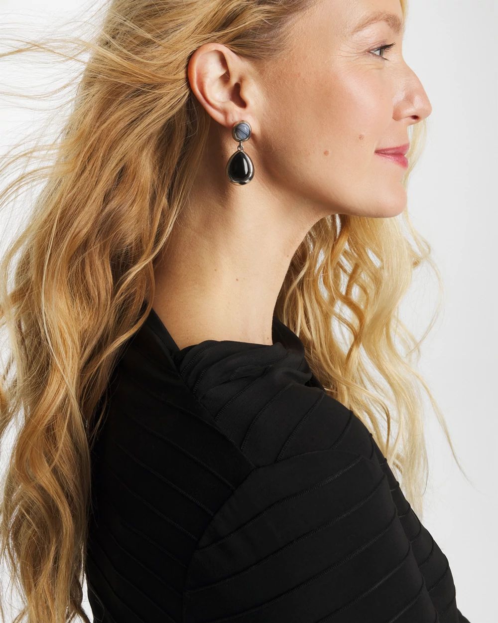 Neutral Teardrop Earrings