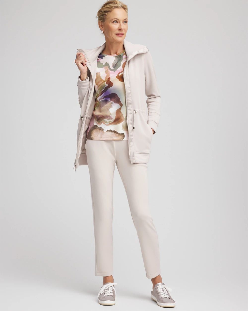 Zenergy® Soft Floral Long-Sleeve Top