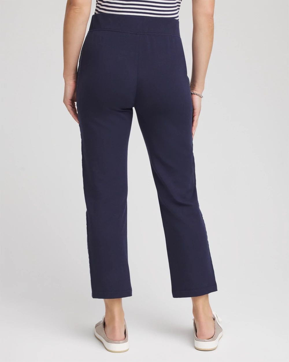 Zenergy® French Terry & Chambray Tapered Pants