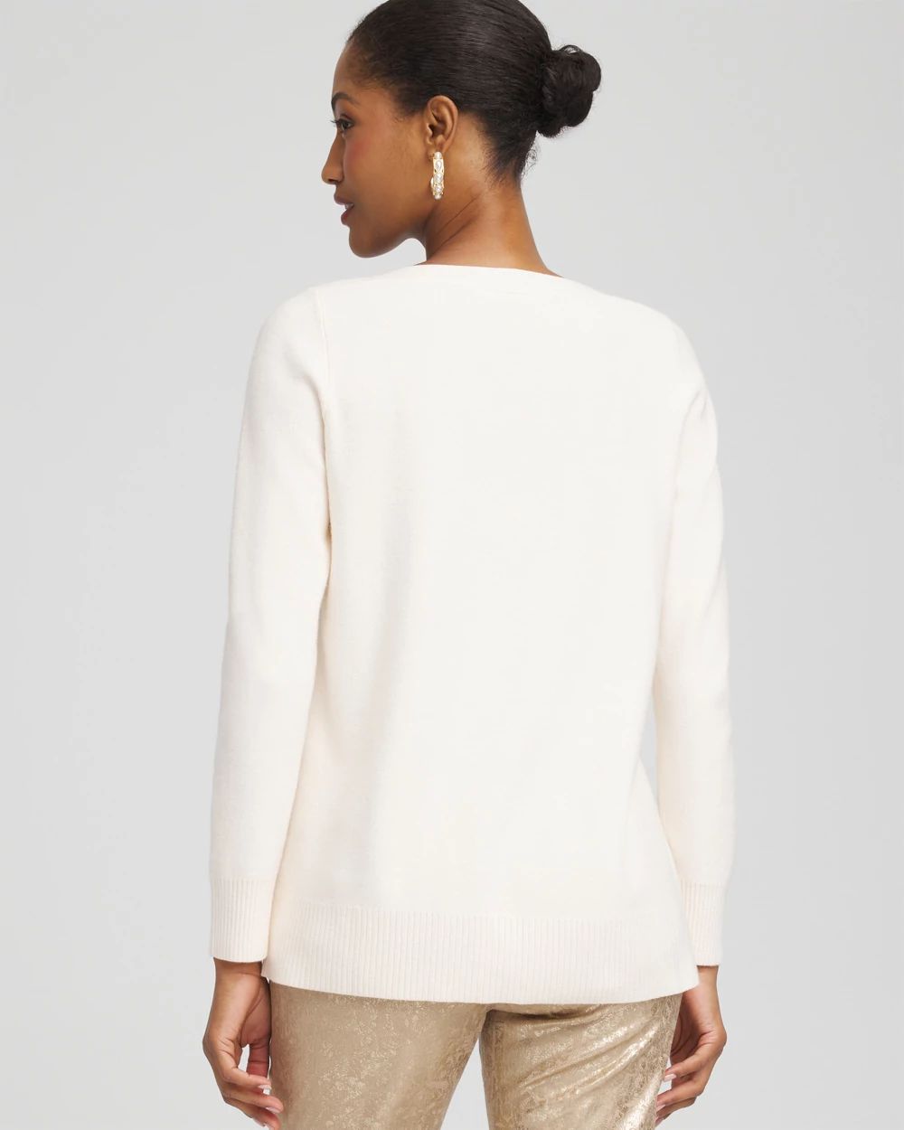 Button Tunic Sweater