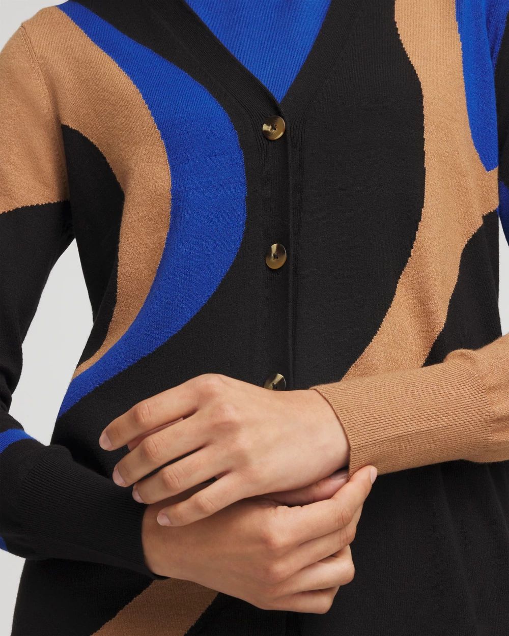 Ella Colorblock Cardigan Sweater