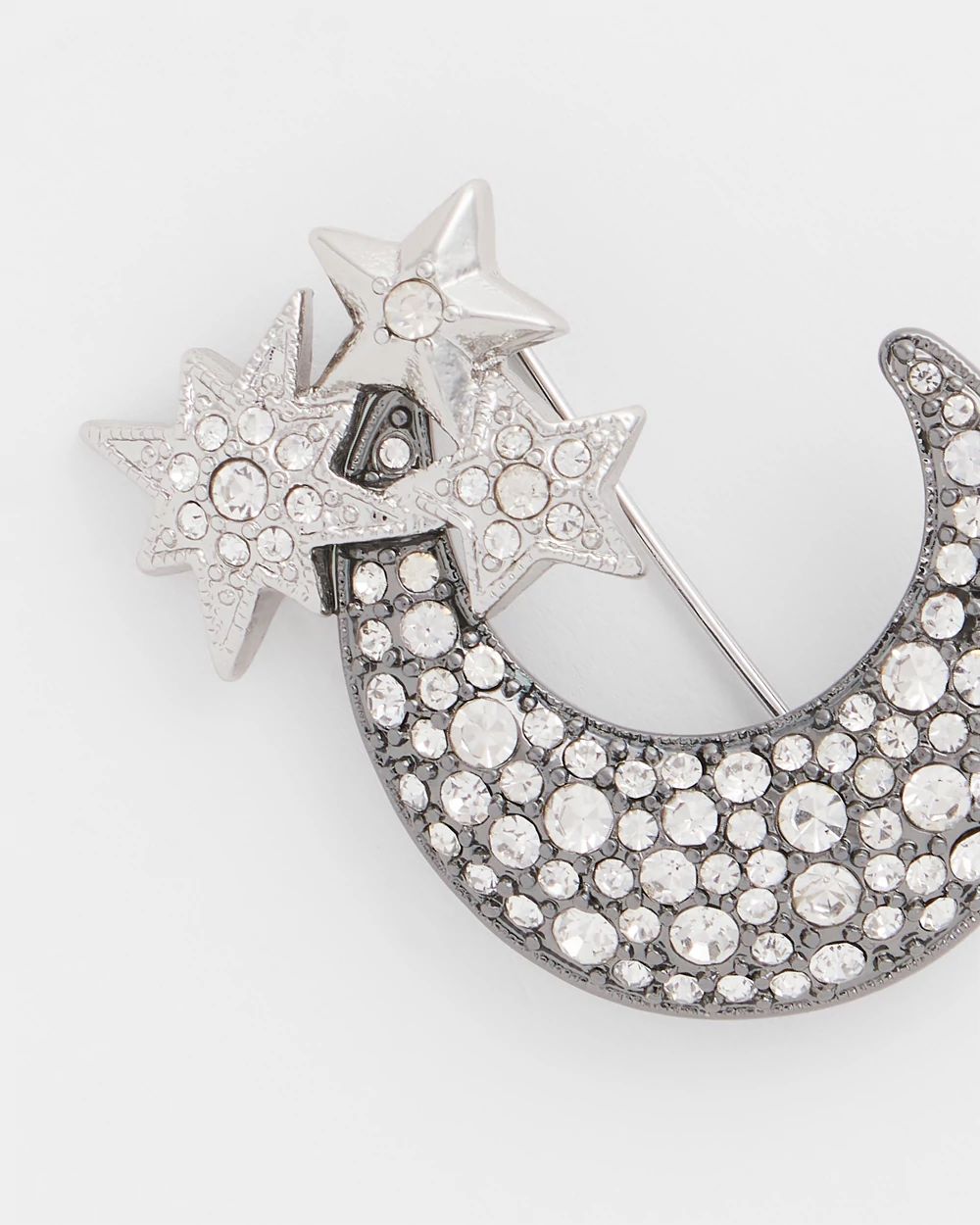 Moon Star Brooch