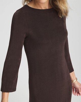 Travelers™ Bell Sleeve Boat Neck Dress click to view larger image.