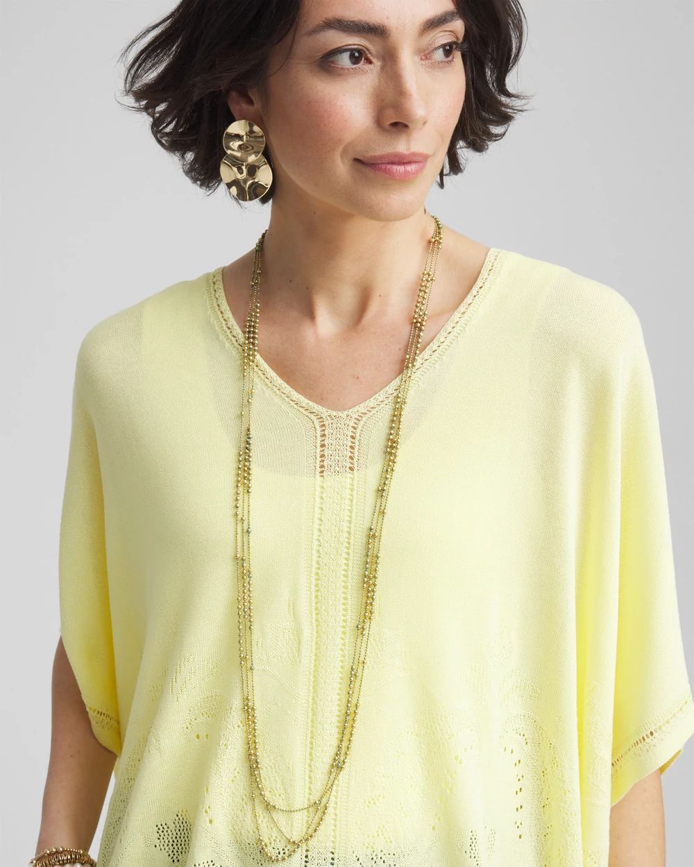 Multi Strand Gold-Tone Necklace