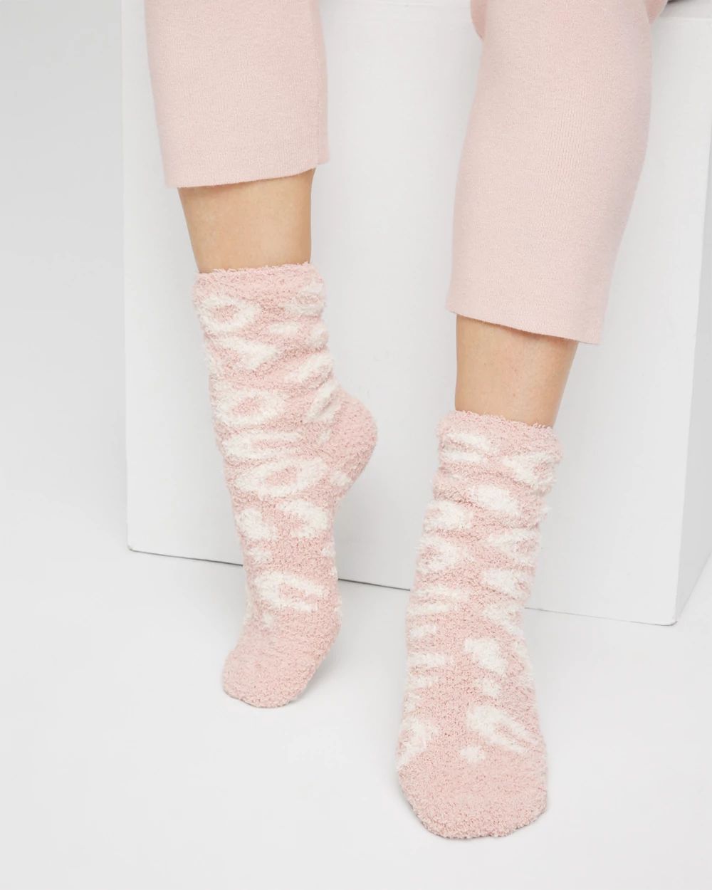 Animal Print Cozy Socks