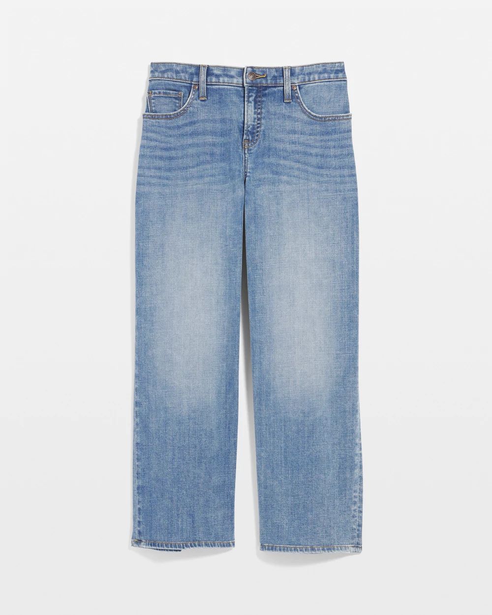 Girlfriend Wide-Leg Cropped Jean