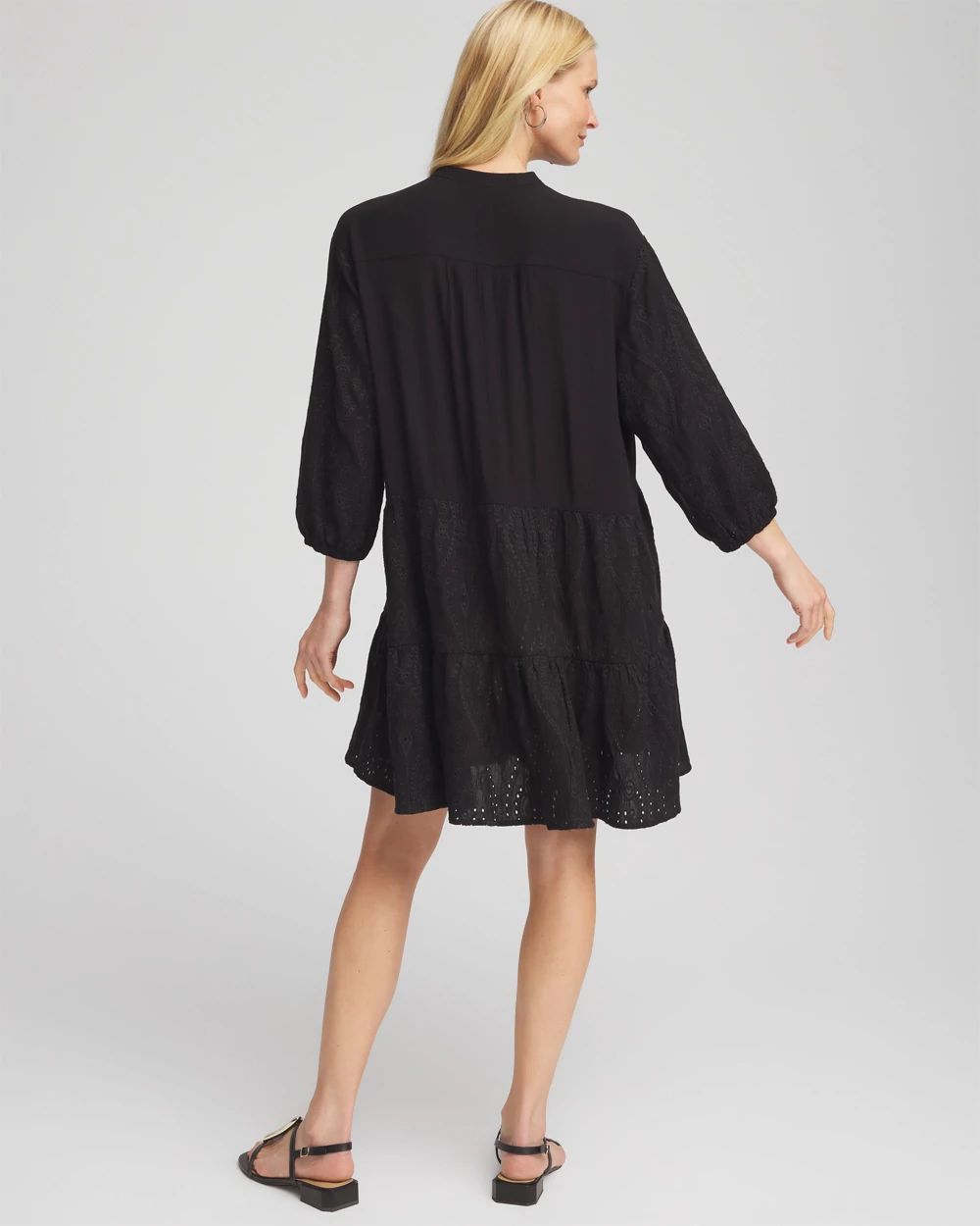 Embroidered Eyelet Coverup