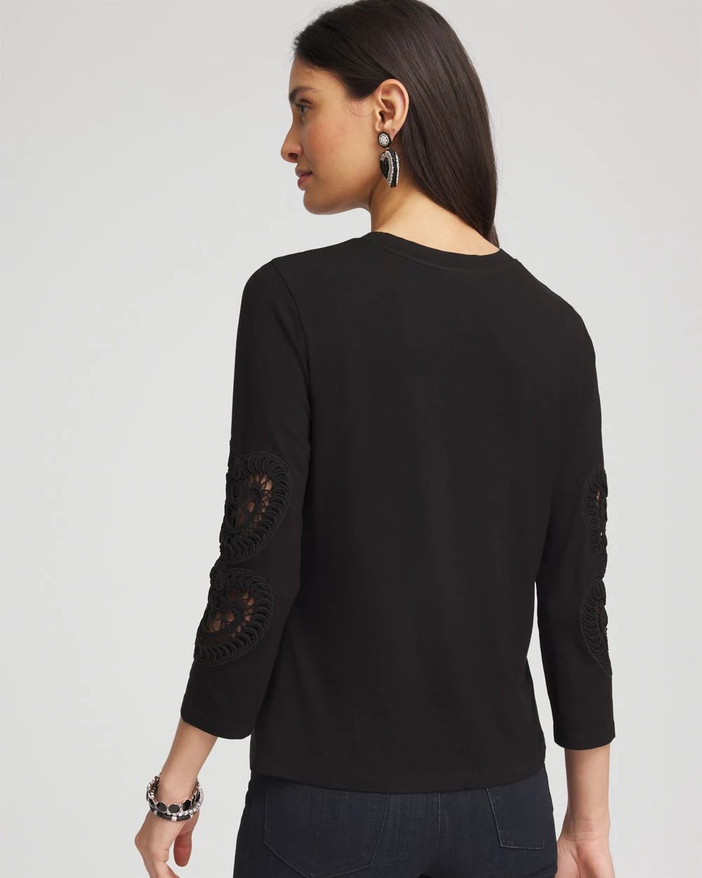 Heart Sleeve Detail Tee click to view larger image.