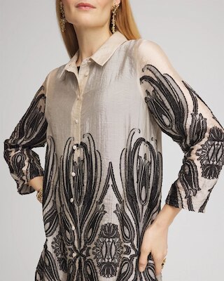 Travelers™ Collection Embroidered Topper click to view larger image.