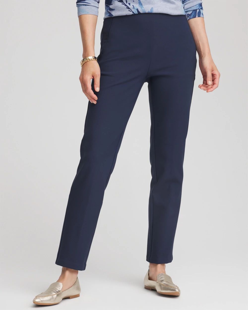 Lightweight Juliet Straight Ankle Pants