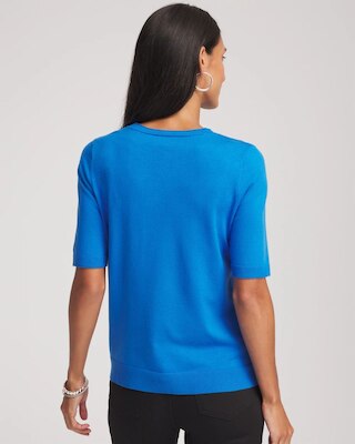 Ella Crewneck Pullover Sweater click to view larger image.