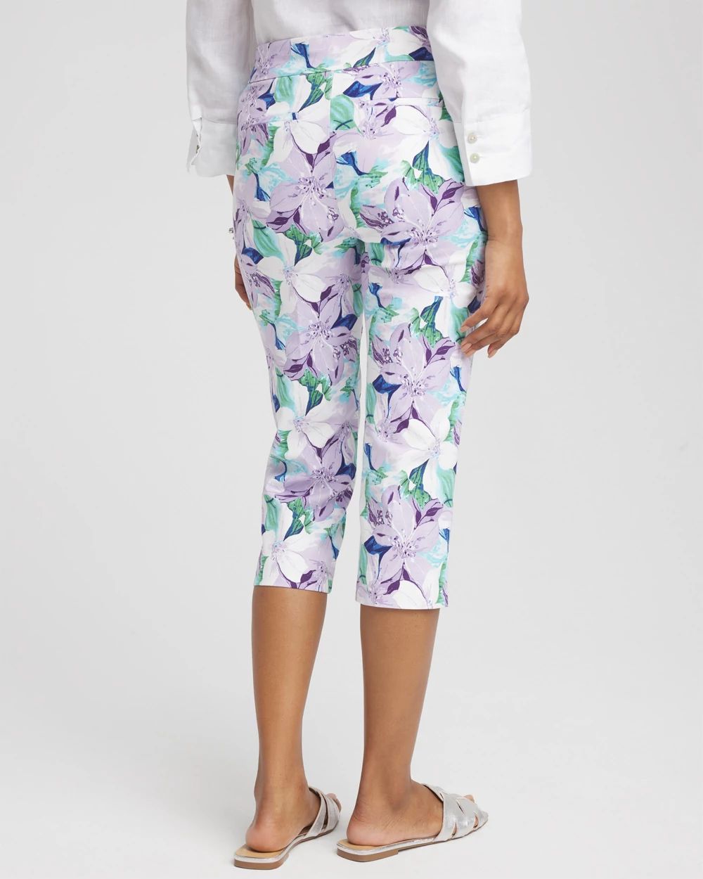 Brigitte™ Lily Pull-On Slim Capri Pants click to view larger image.