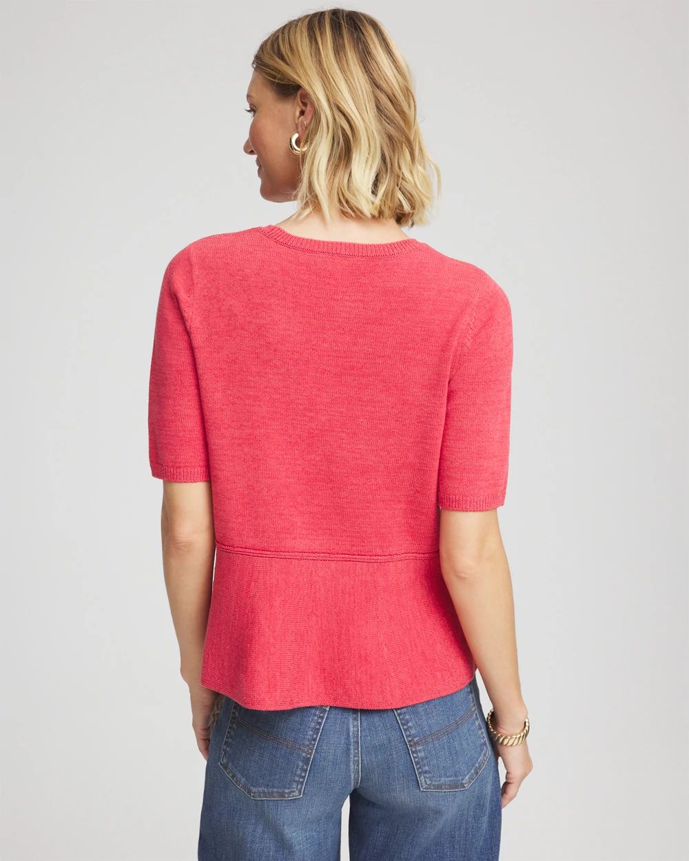 Pullover Peplum Sweater