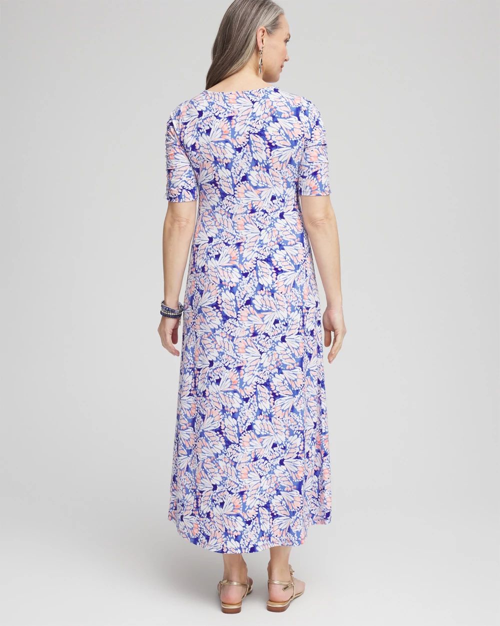 Ruched Jersey Midi Dress click to view larger image.