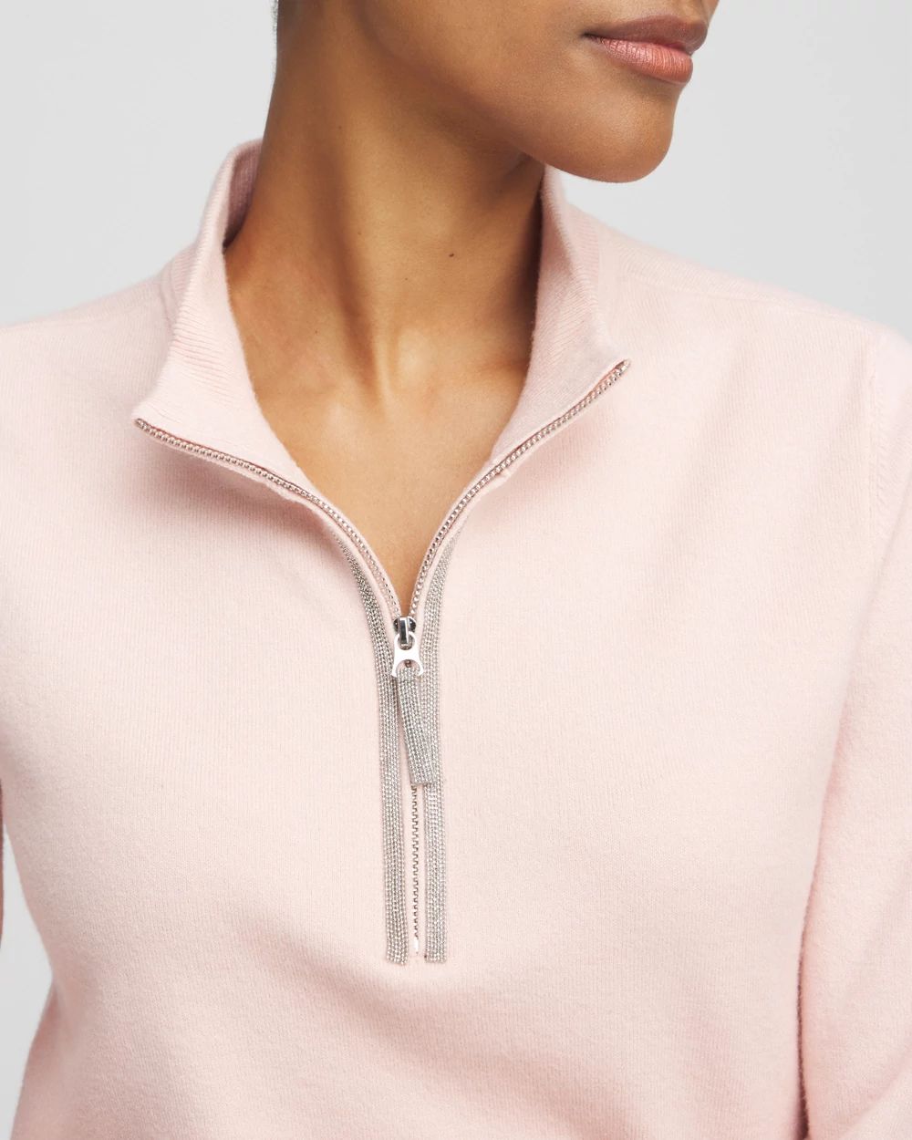 Zenergy® Luxe Half Zip Pullover Top