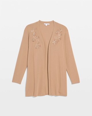 Floral Embroidered Cardigan click to view larger image.