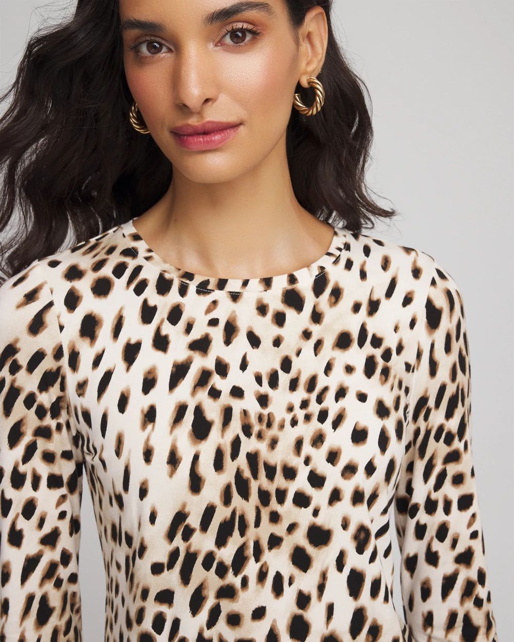 Animal Print Touch of Cool™ Layering Tee