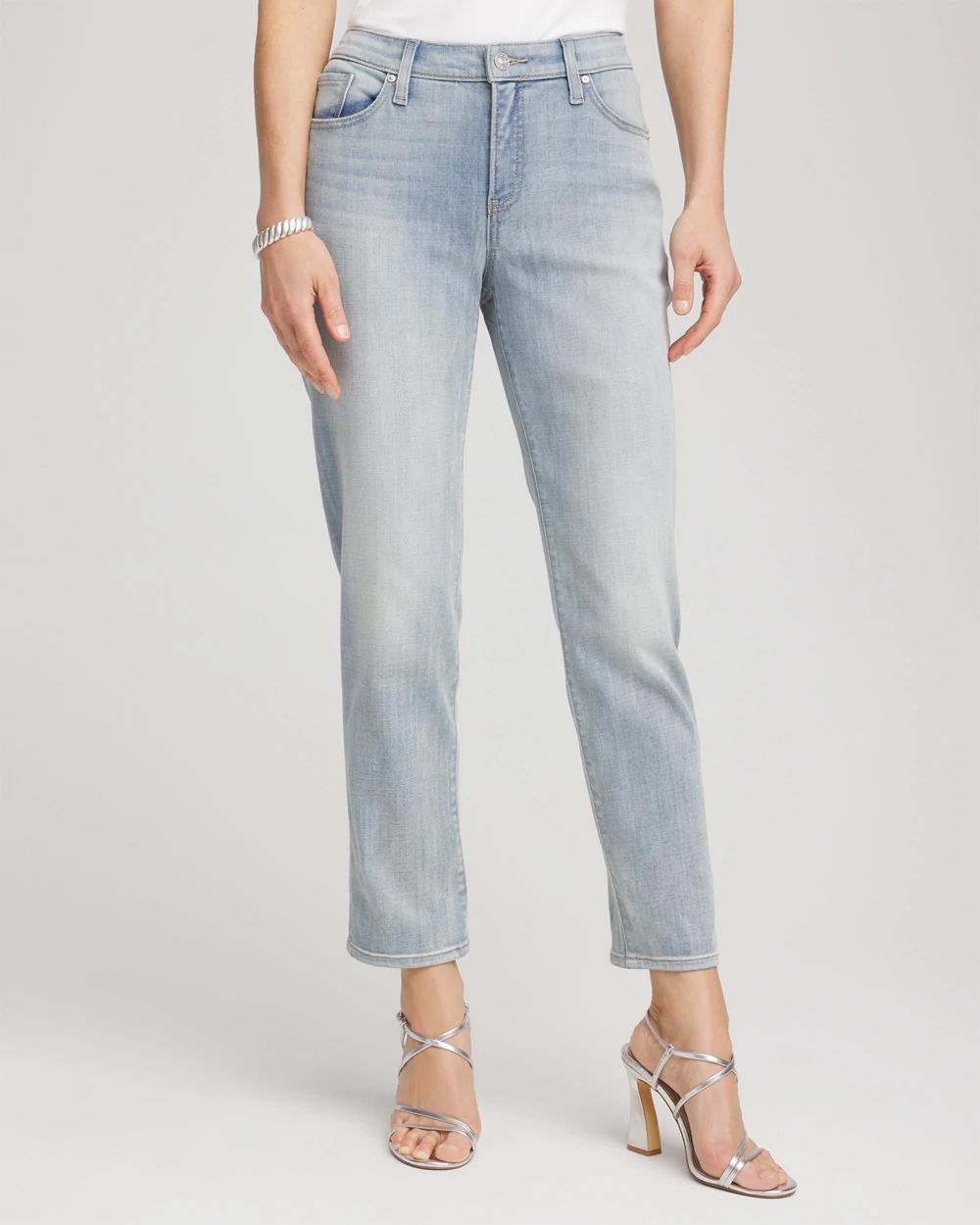 Girlfriend Slim Cropped Jeans