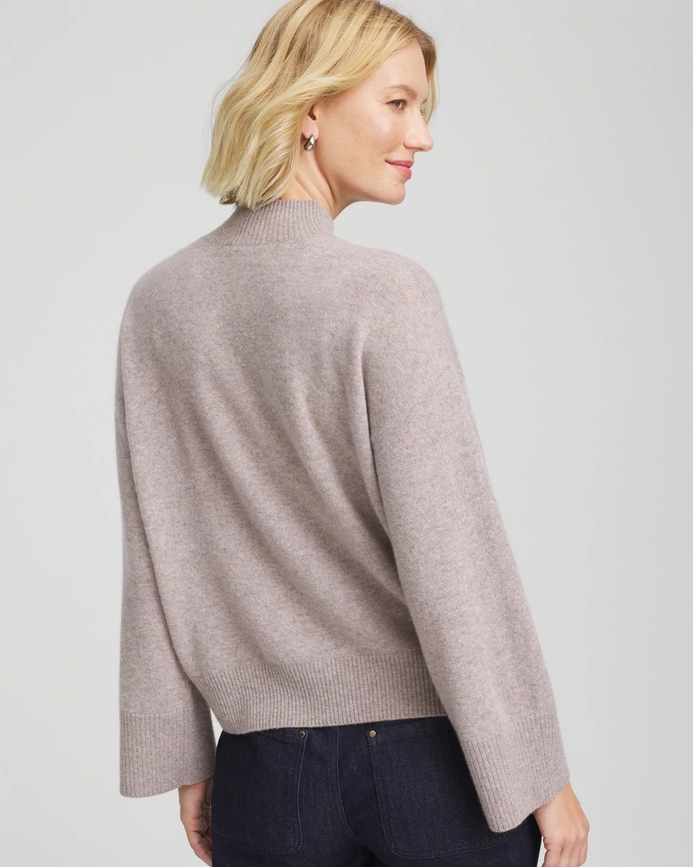 Cashmere Mockneck Sweater